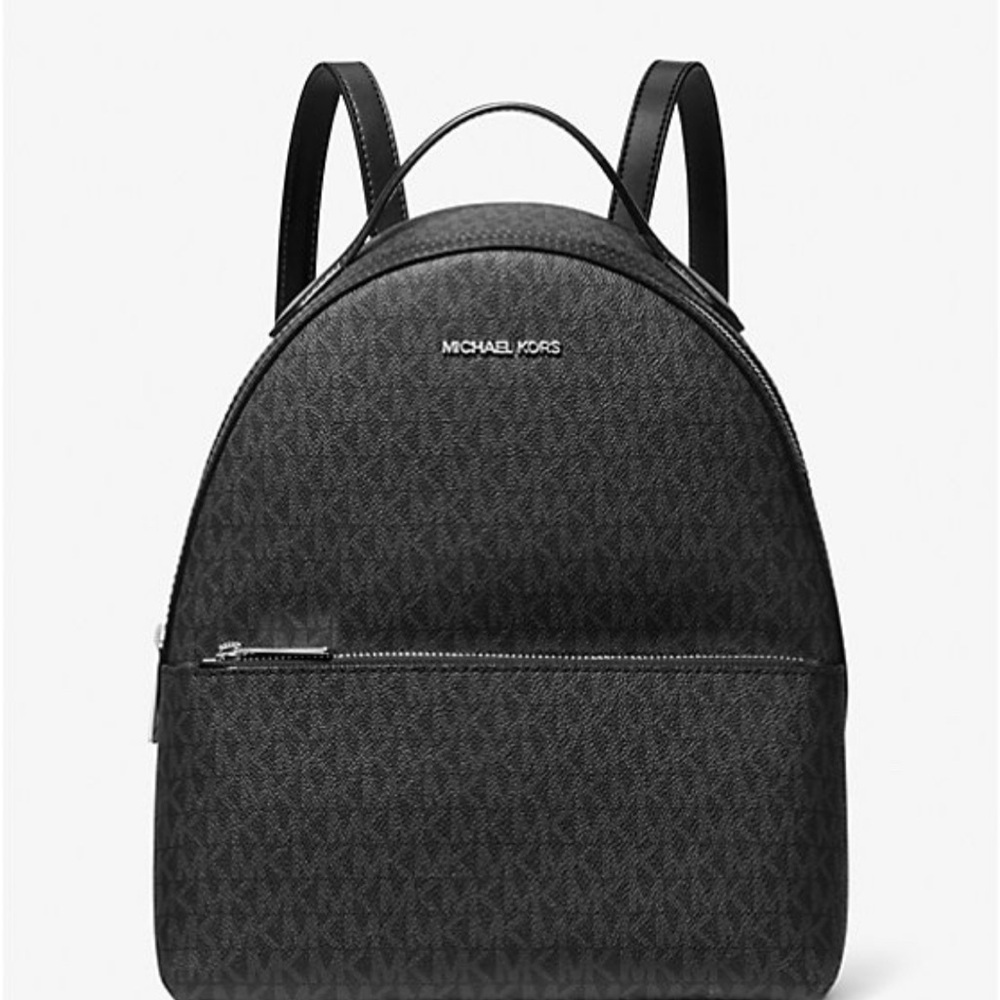 Sheila Medium Signature Logo Backpack - Picture 2 of 13